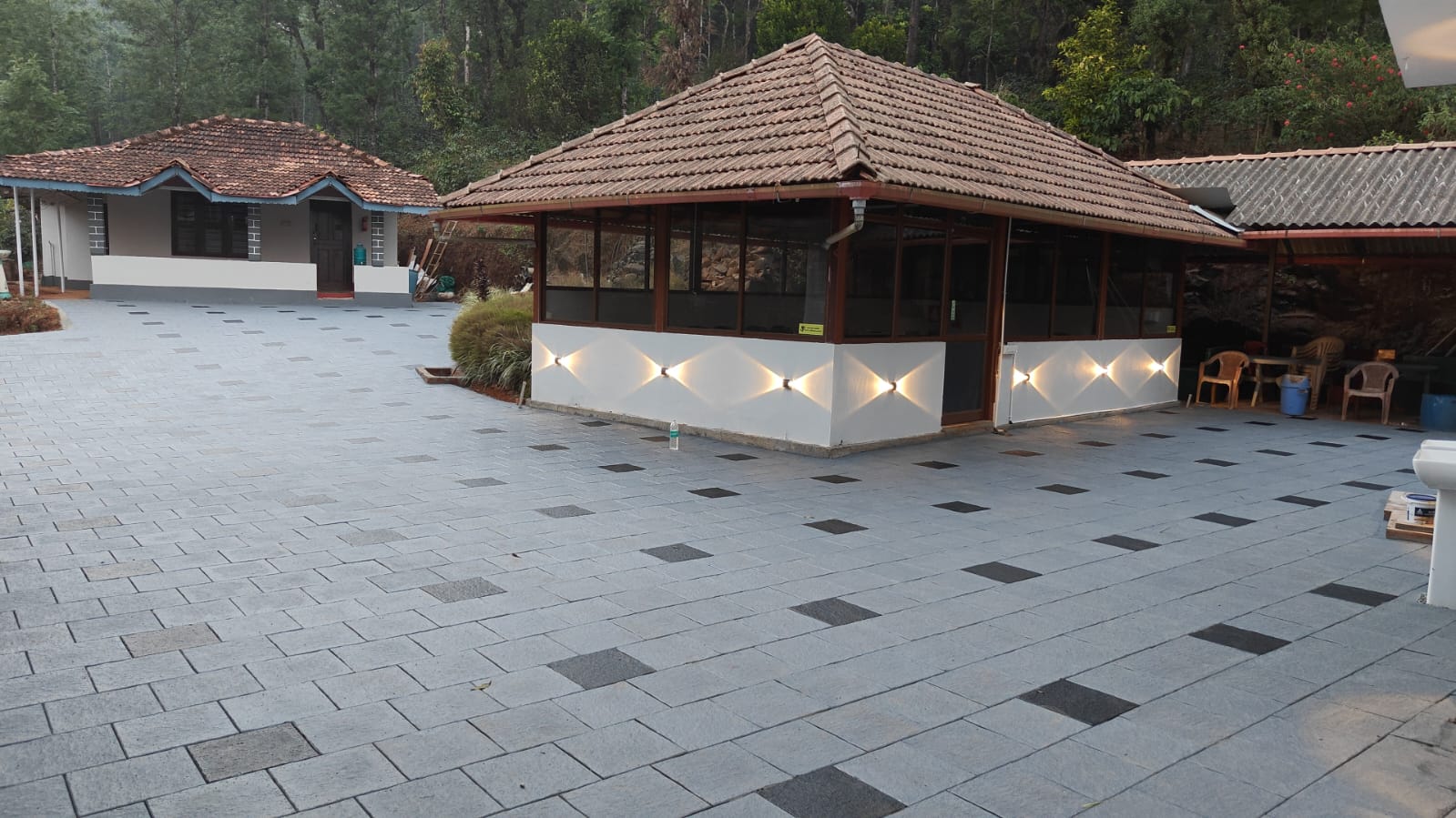 Courtyard & Dining Pavilion